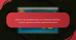 Beperkte Tijd Oplaadbonussen voor Edelstenen Pakketten: Urgentie, Speciale promoties, Spelersenthousiasme