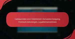Cadeaucodes voor Edelstenen: Exclusieve toegang, Premium beloningen, Loyaliteitsincentives
