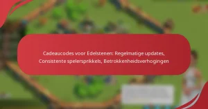 Cadeaucodes voor Edelstenen: Regelmatige updates, Consistente spelersprikkels, Betrokkenheidsverhogingen