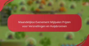 Maandelijkse Evenement Mijlpalen Prijzen voor Versnellingen en Hulpbronnen